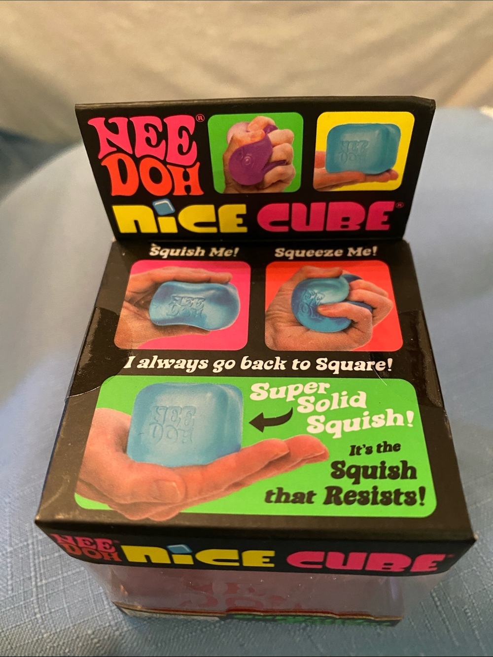 NeeDoh Nice Cube Blue - Picture 2 of 5